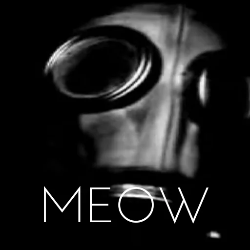 противогаз черно-белый