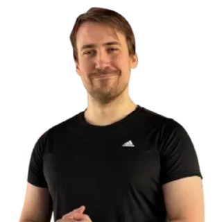 Стикер дед стоит. - 4