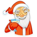 Sticker Дед Мороз - 4