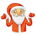 Sticker Дед Мороз - 10