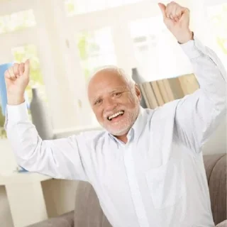 Sticker дедок - 1