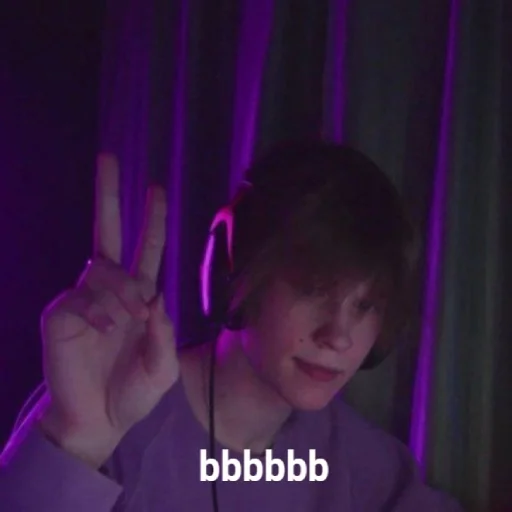 person violet human face