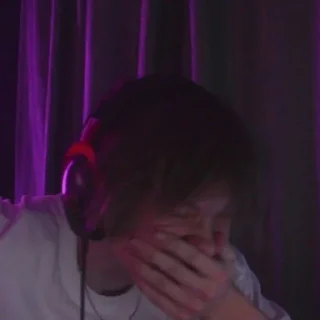 person indoor curtain