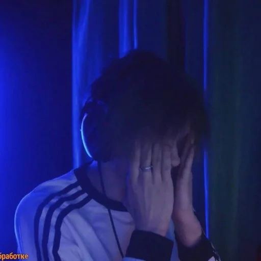 person concert electric blue