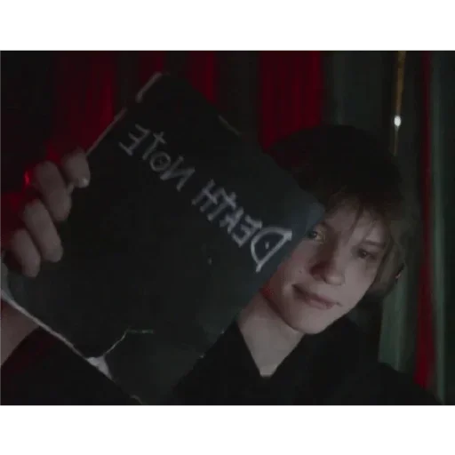 human face person book