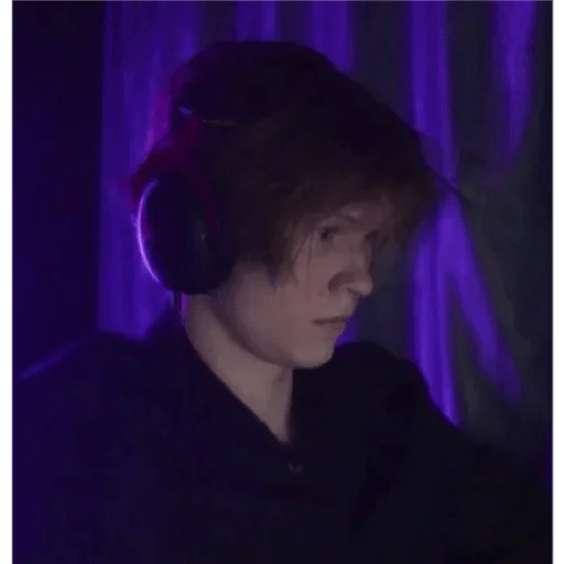 headphones person clothing