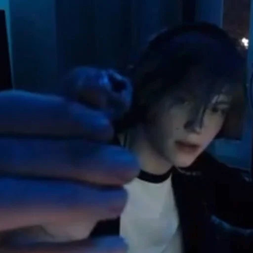 person indoor human face