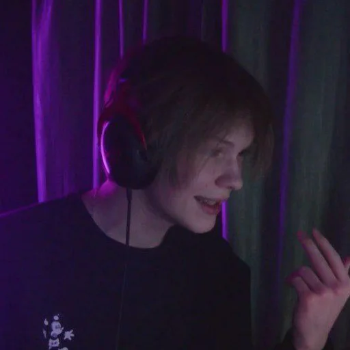 headphones person clothing