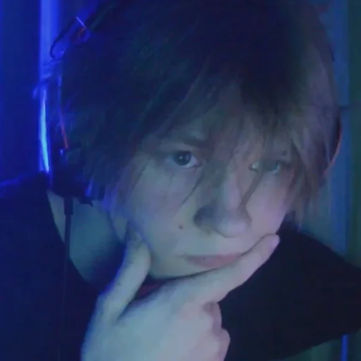 person human face lip