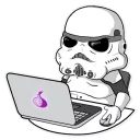 Sticker Темная Сторона @deeptoweb - 7