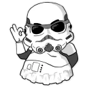 Sticker Темная Сторона @deeptoweb - 2