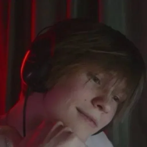 Человек человеческое лицо наушники