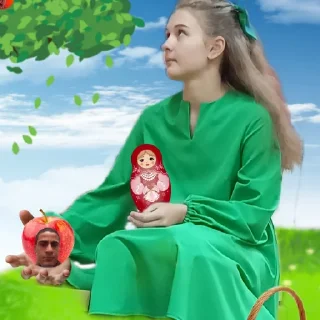 Sticker деффченки - 7