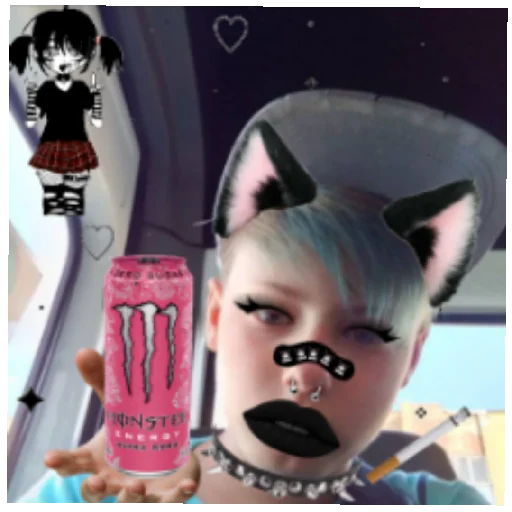 Sticker деффченки - 9