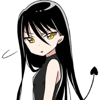 Стикер Дъяволица @tg_sticks - 1