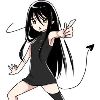 Стикер Дъяволица @tg_sticks - 5