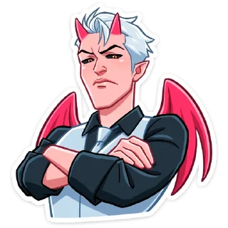 Sticker Демон :: @stickroom - 4