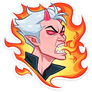 Sticker Демон :: @stickroom - 1