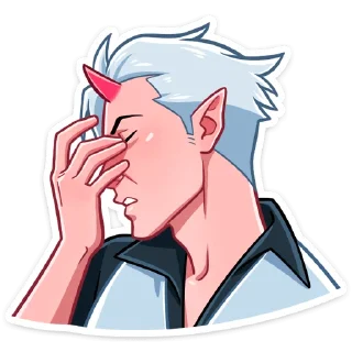 Стикер Демон и Ангелица от @stickers_vk - 4