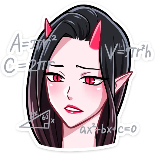 аниме человеческое лицо эскиз