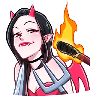 Sticker Дьяволица - 8