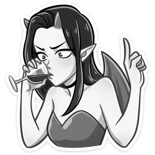 Стикер demonessbw_by_MoiStikiBot - 1