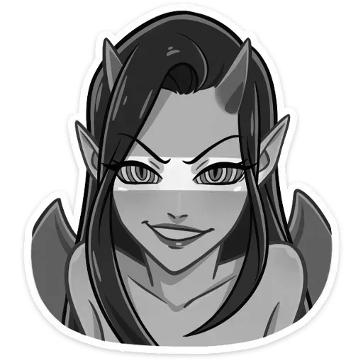 Стикер demonessbw_by_MoiStikiBot - 1