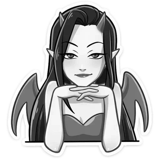 Стикер demonessbw_by_MoiStikiBot - 1
