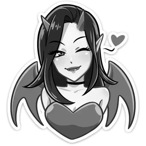 Дьяволица @kungrl @stickers_vk - 