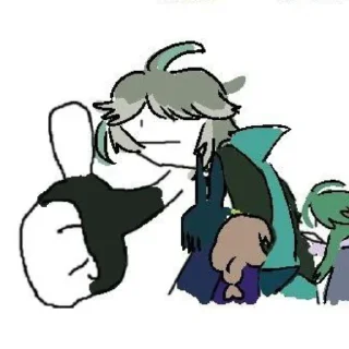 Стикер культурный дендро интж момент пак - 7