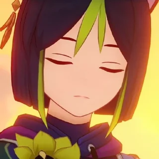 Стикер культурный дендро интж момент пак - 8