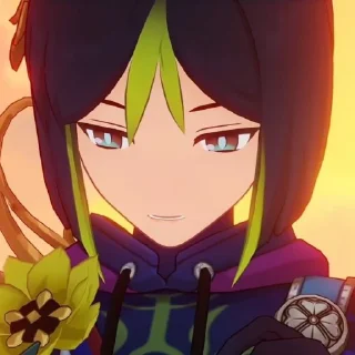 Стикер культурный дендро интж момент пак - 4