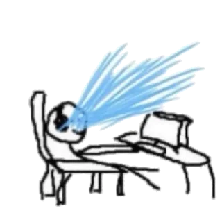 Sticker deranged - 1