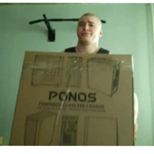 human face wall person