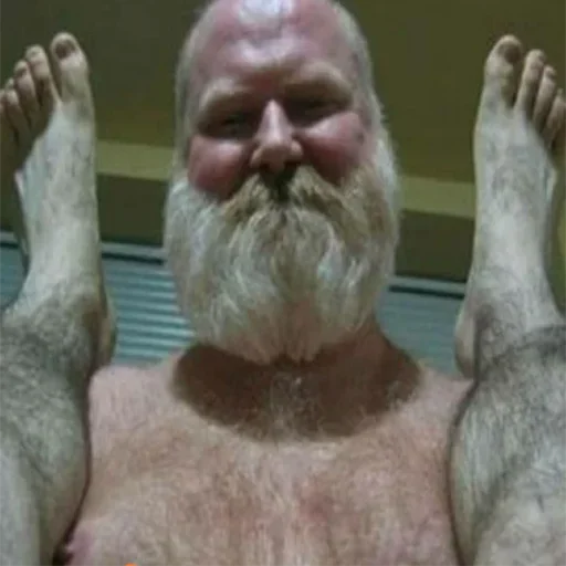 human beard man flesh