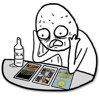 Стикер ТароПак от @DevianTarot - 3