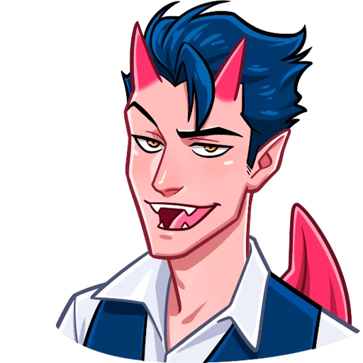 Дьявол без надписей @TgSticker - 