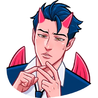 Sticker Дьявол без надписей @TgSticker - 4