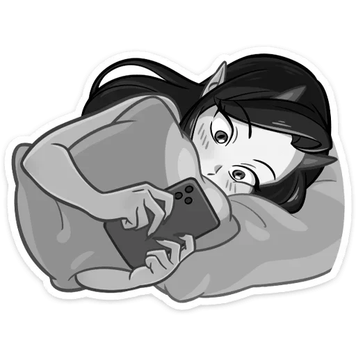 Sticker devildemonessbw - 1