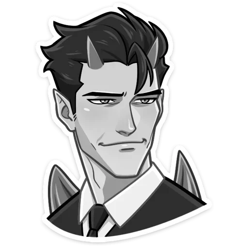 Sticker devildemonessbw - 1