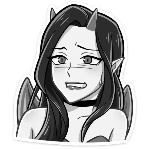 Sticker devildemonessbw - 1