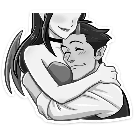 Sticker devildemonessbw - 1
