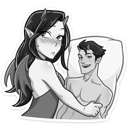 Стикер devildemonessbw - 1