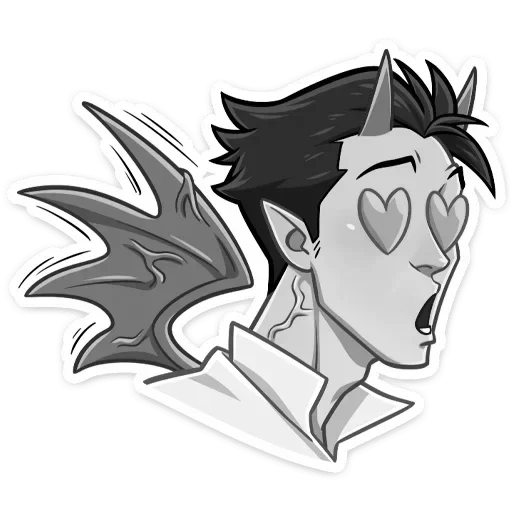 Sticker devildemonessbw - 1