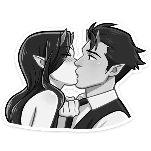 Sticker devildemonessbw - 1