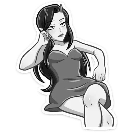 Sticker devildemonessbw - 1