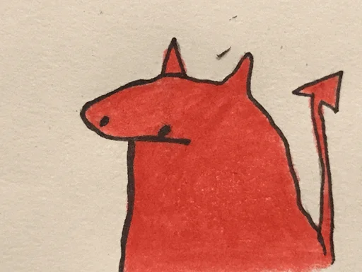 Sticker devil florks | @youngrosm - 8