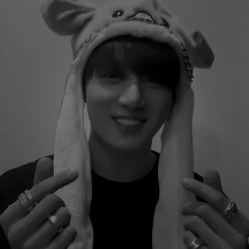 person human face black and white