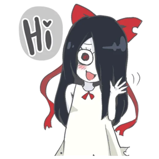 Девушка из ЗВОНКА - иллюстрация