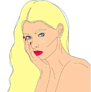 Sticker Girls in drawings @stickersb2b - 6